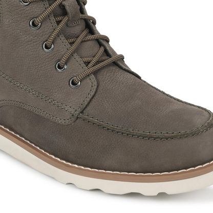 Royal Enfield Mens Legend Boat Shoes Olive