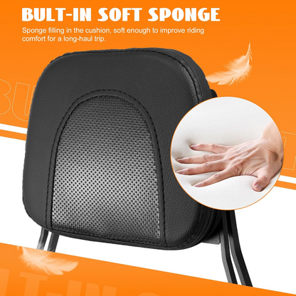 Autodux Fit For Motorcycle Sissy Bar Detachable Rear Passenger Backrest with Luggage Rack Backrest Pad for Honda Rebel 1100 1100T CMX1100 DCT 2021-2024 Replace OEM P/N:08R71-MLA-A00MLA-A00