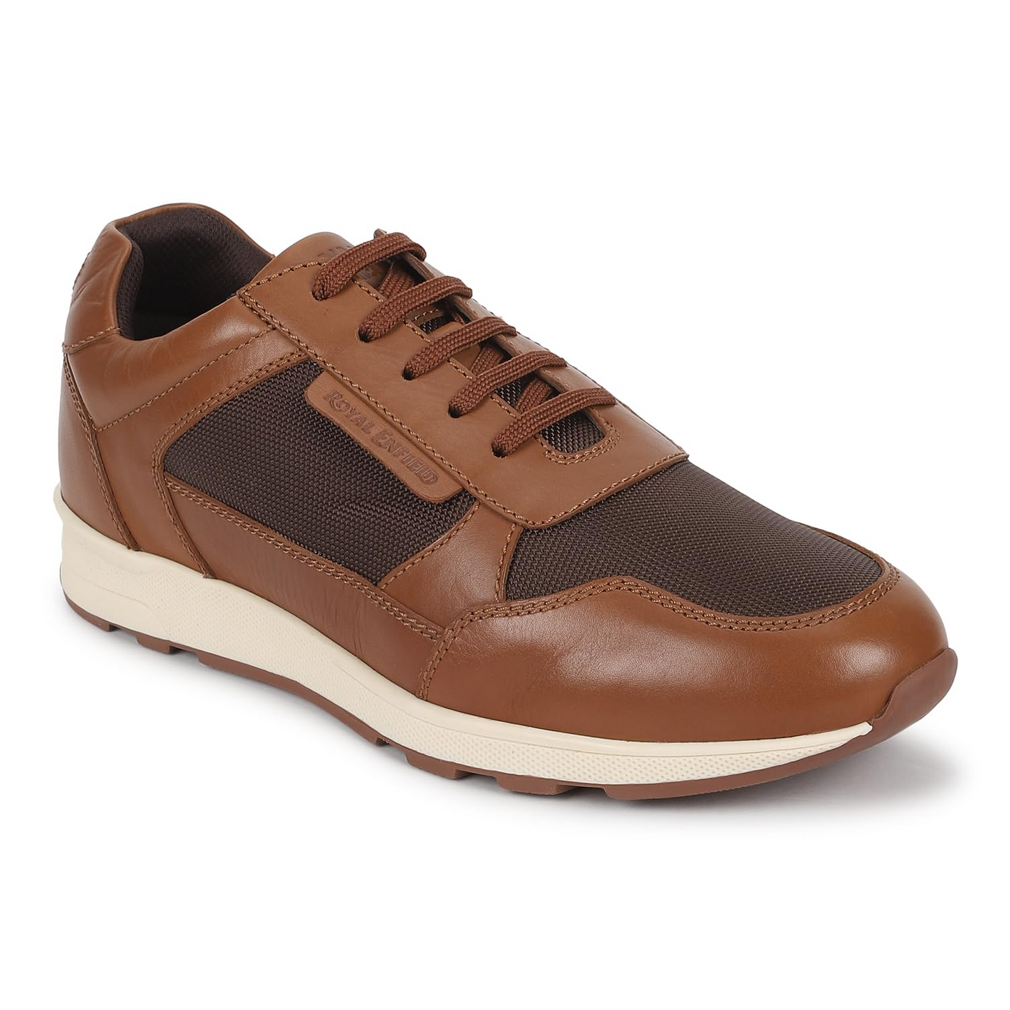 Royal Enfield Mens Thump Sneakers Brown