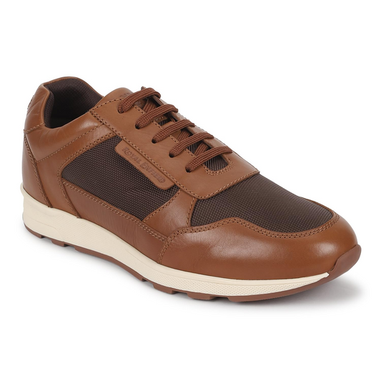 Royal Enfield Mens Thump Sneakers Brown