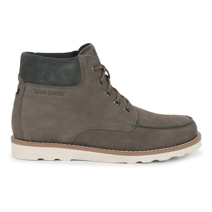 Royal Enfield Mens Legend Boat Shoes Olive