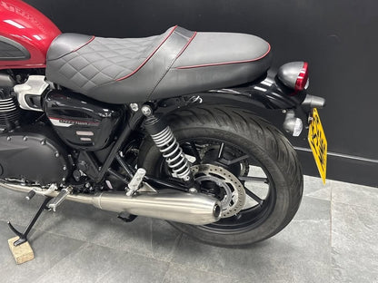 Autodux Fit For Triumph Speed Twin 900 Black & Red Seat