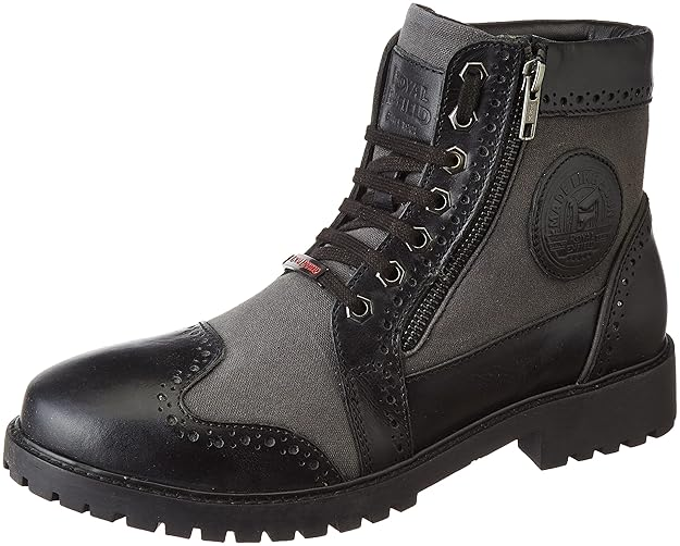 Royal Enfield Military Vibe Boots Grey