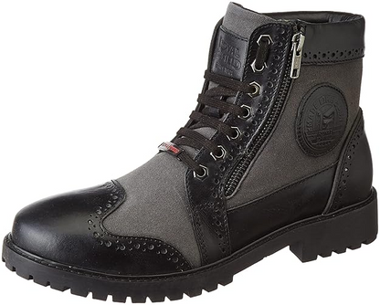 Royal Enfield Military Vibe Boots Grey