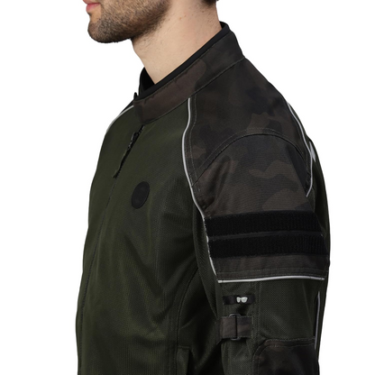 Royal Enfield Men Polyester Standard Length Streetwind V3 Riding Jacket Olive (L) 42 Protectors At Shoulder & Elbow & Pocket For Back Protectors That Can Be Upgraded Ergo Pro-Tech Ce Level 2 Armours