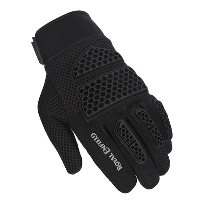 Autodux RE Street Ace Gloves Black S | Air Mesh | TPR Knuckle Protection
