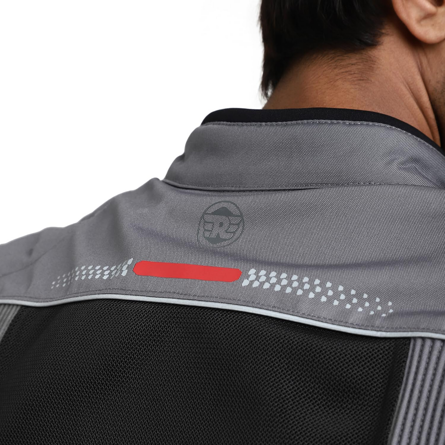 ROYAL ENFIELD EXPLORER PRINT RIDING JACKET|CE certified to class A- Entire Jacket|D3O CE level 2 armours at shoulders elbow & back|Adjustable straps all over|Standalone Rain Jacket|REDDITCH GREY L