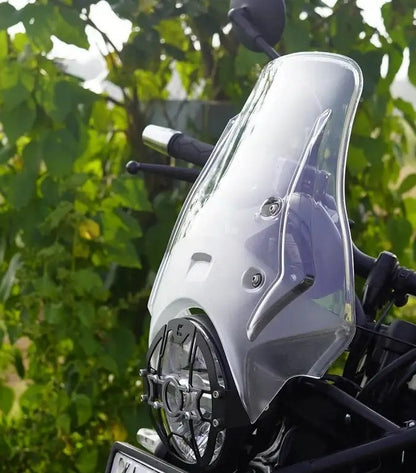 Autodux fit for Royal Enfield Hiamlayan 411 Scram windsheild Clear
