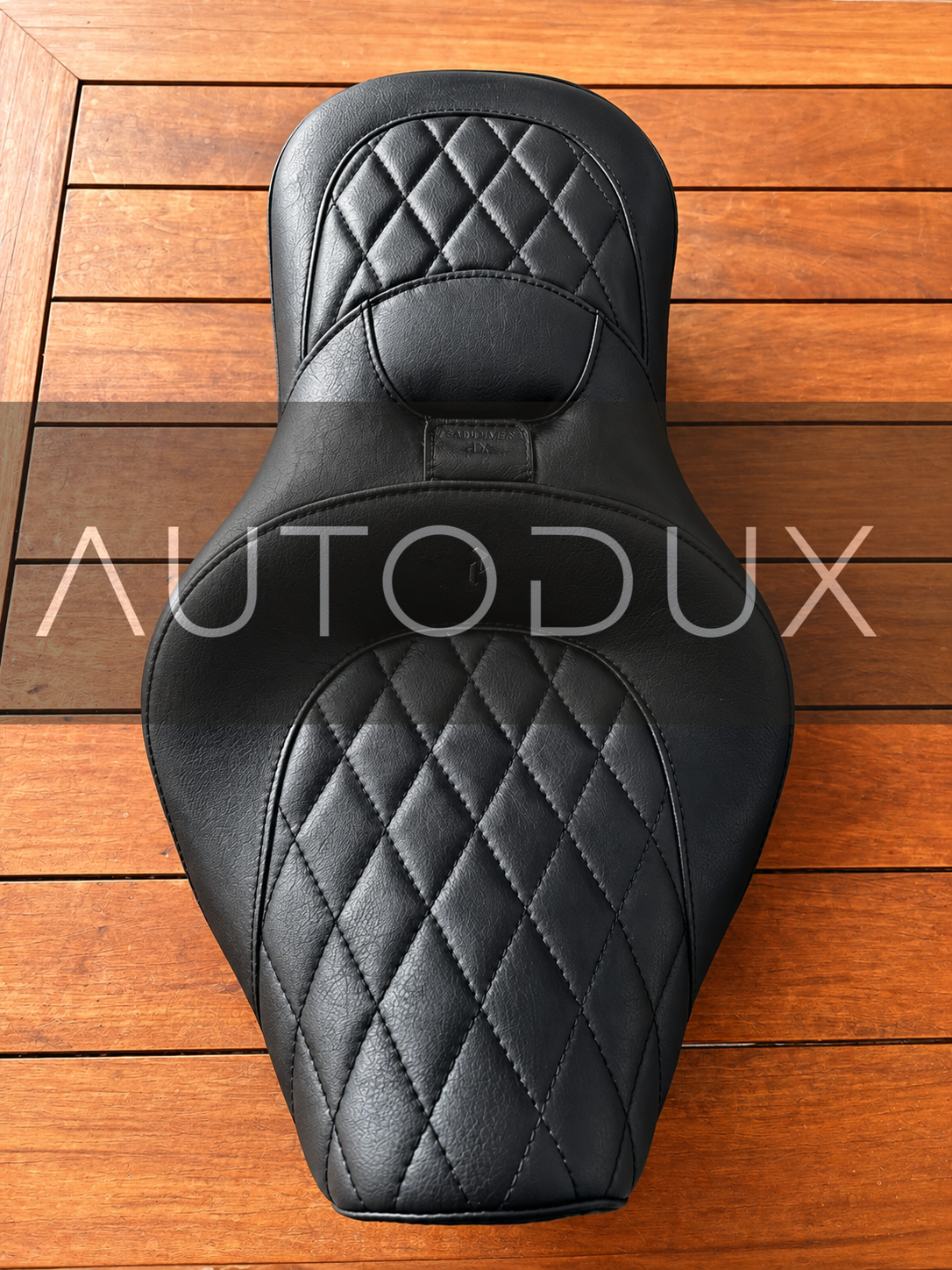 Autodux fit for Royal Enfield Super Meteor & Himalayan 411 & 450 Premium Comfort Black Seat free shipping worldwide.
