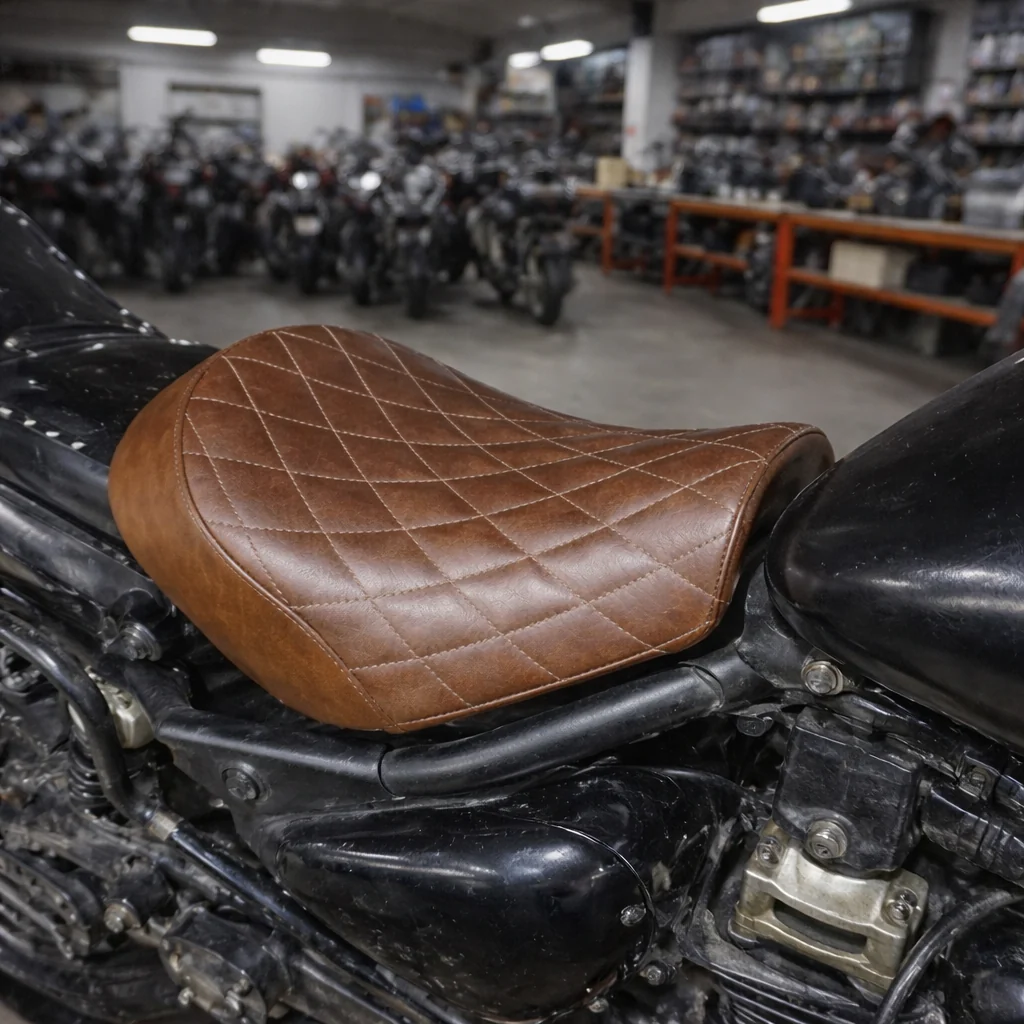 Autodux Seats Fit For Royal Enfield Super Meteor 650 Solo/Rider Touring Seat