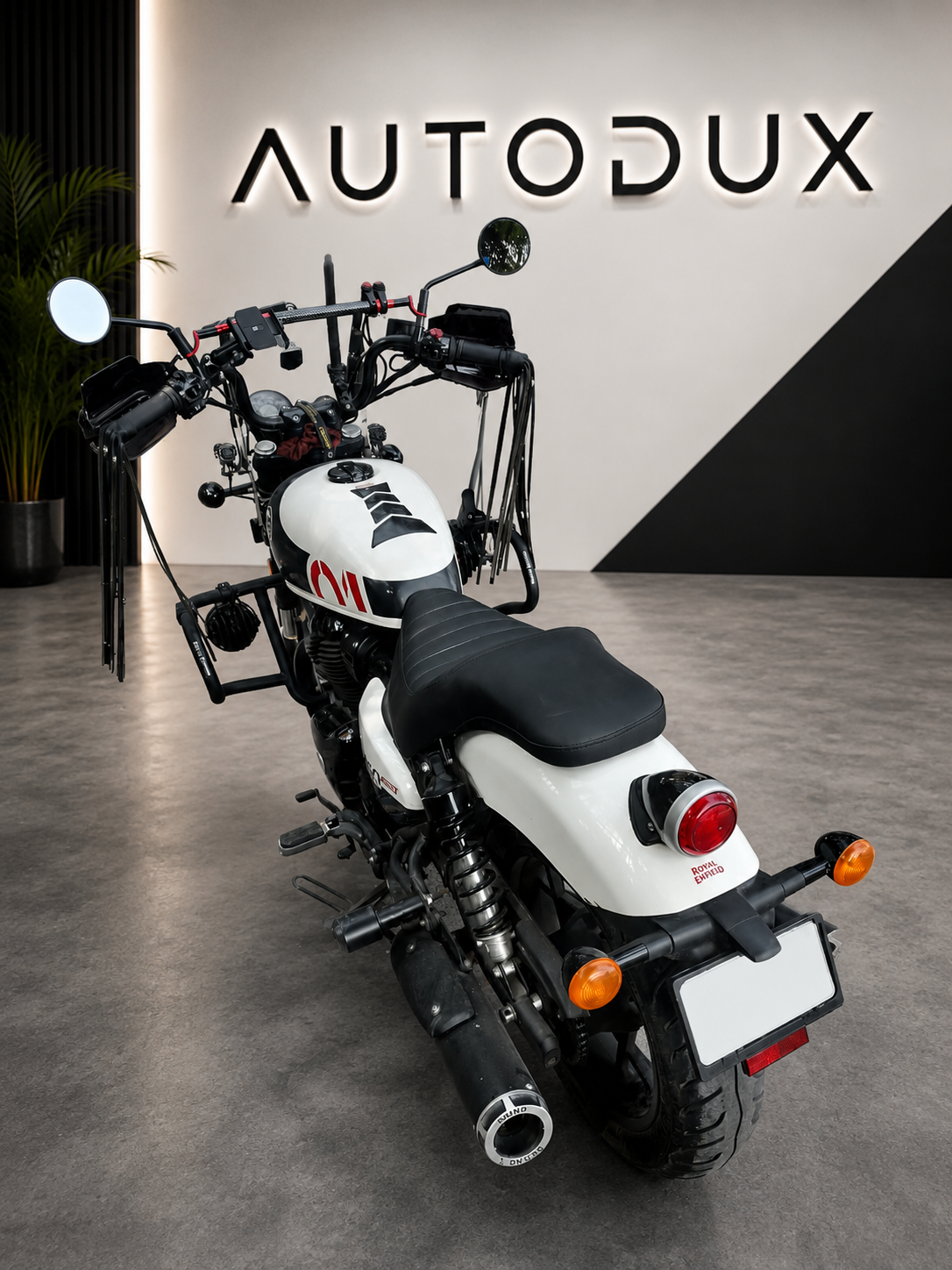 Autodux Fit For Royal Enfield Shotgun 650 Black Touring Seat