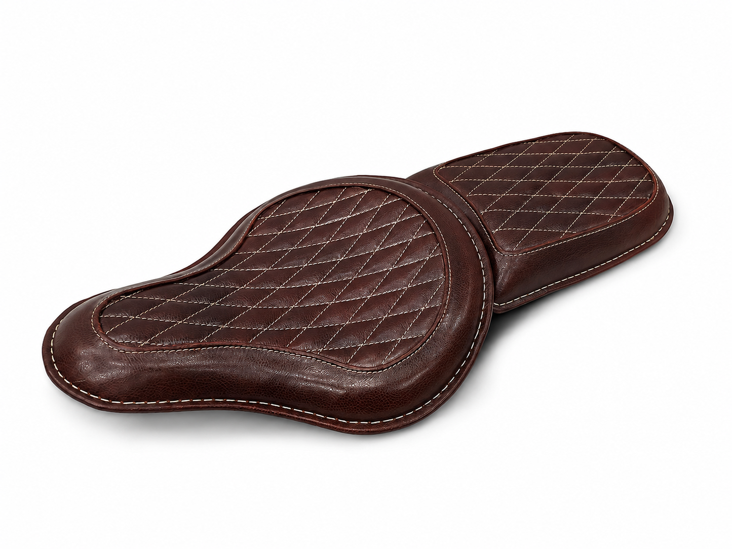 Autodux Fit For Royal Enfield Classic 650 Red Leather Seat