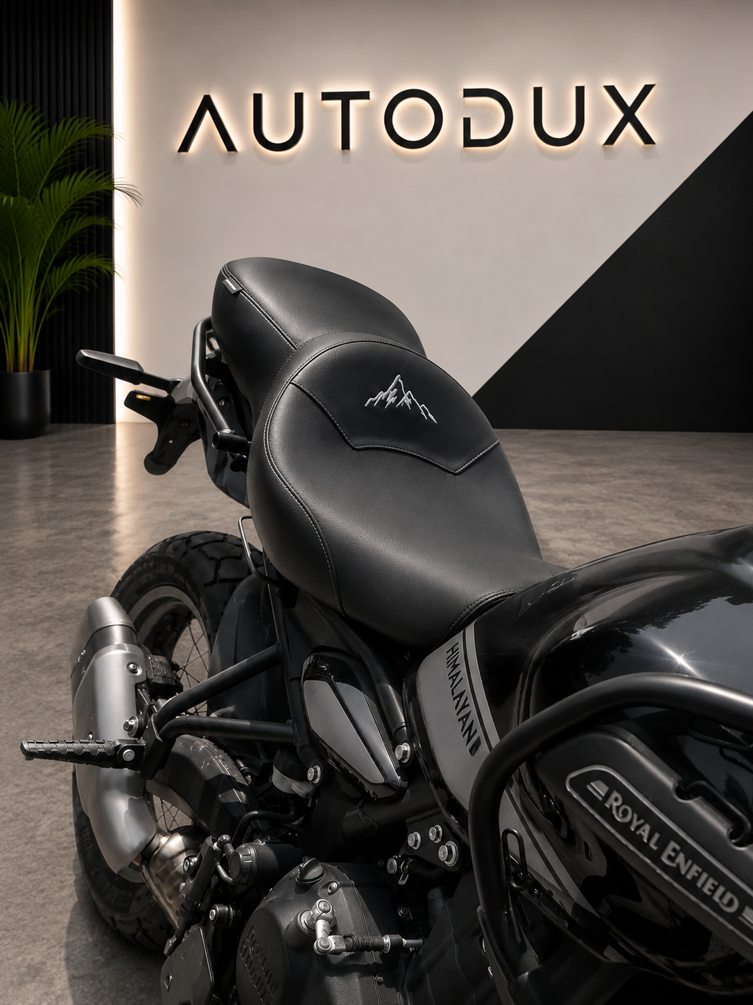 Autodux Fit For Royal Enfield Himalayan 450 Black Touring Seat