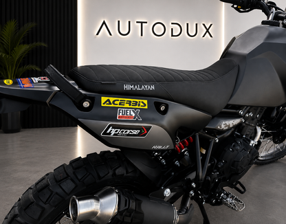 Autodux Fit For Royal Enfield Himalayan 450 Touring Black Seat
