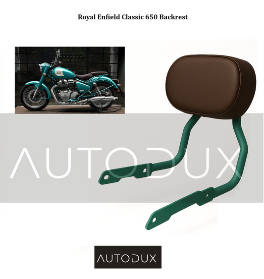 Autodux Fit For Roya Enfield Classic 650 Backrest
