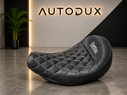 AUTODUX Comfort Rider Touring Seat Fit For Royal Enfield Super Meteor 650