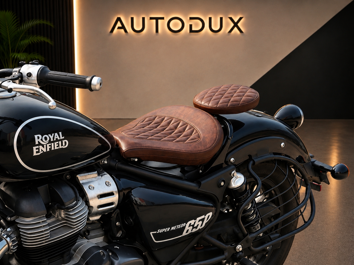 AUTODUX Folding Seat for Royal Enfield Super Meteor 650 / Shotgun 650 Free Shipping Worldwide