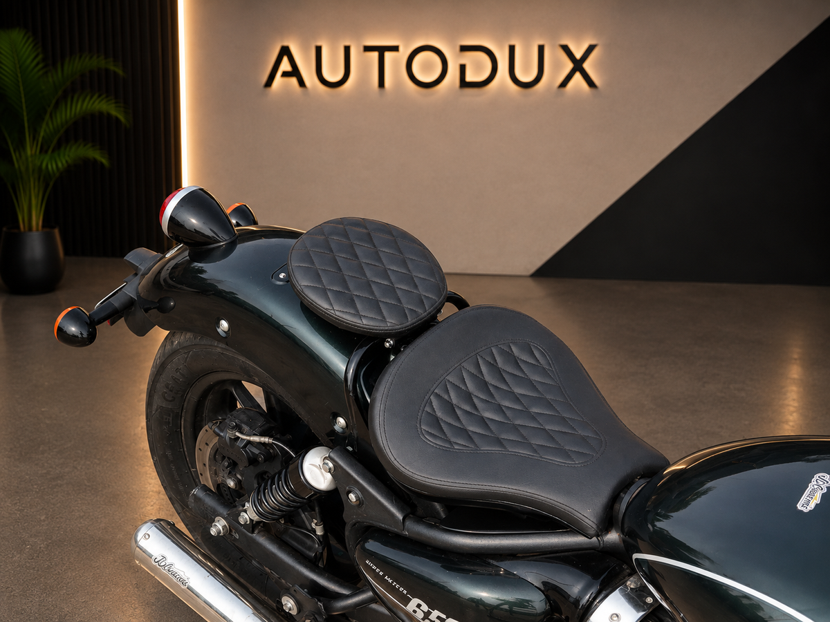 AUTODUX Folding Seat for Royal Enfield Super Meteor 650 / Shotgun 650 Free Shipping Worldwide
