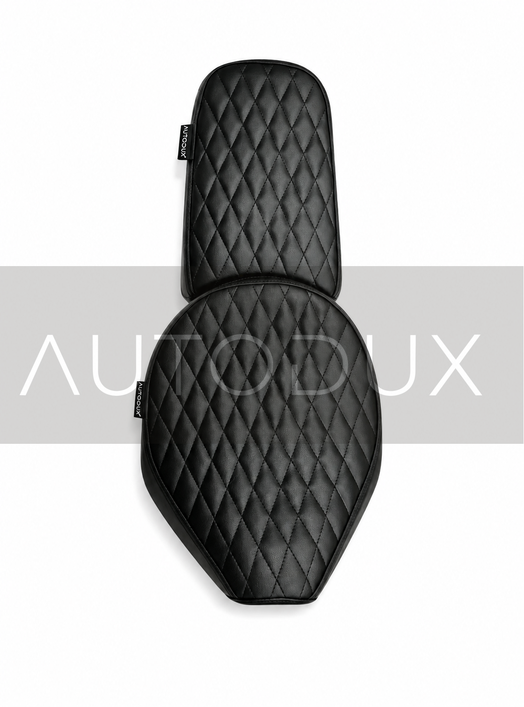 Autodux Fit for Royal Enfield Super Meteor 650 Black Diamond Seat Set Black & Brown