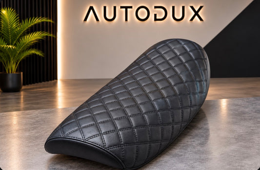AUTODUX fit for Royal Enfield Himalayan 411 & Himalayan Scram 411 Custom flat Diamond Seat