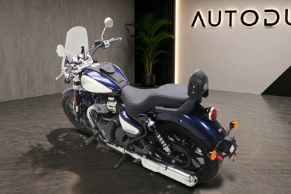 AUTODUX Squareback One-Piece Two-Up Seat for Royal Enfield Super Meteor 650 Free Shipping Worldwide