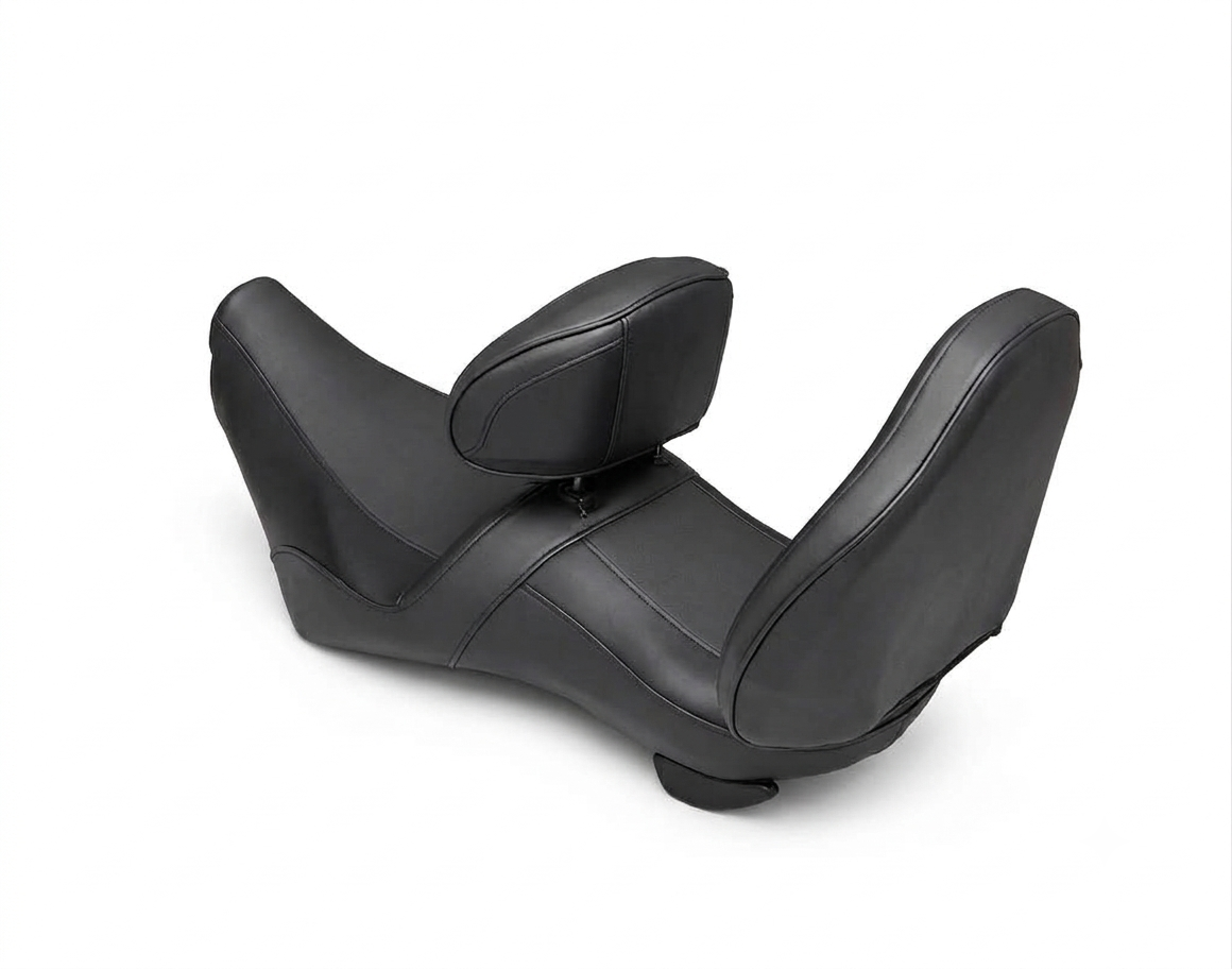 Autodux Fit For Royal Enfield Super Meteor 650 Dual Backrest Seat with Embroidery