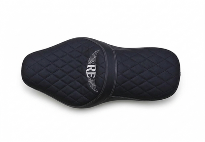 Autodux fit for Royal Enfield Super Meteor 650 Black Touring Seat