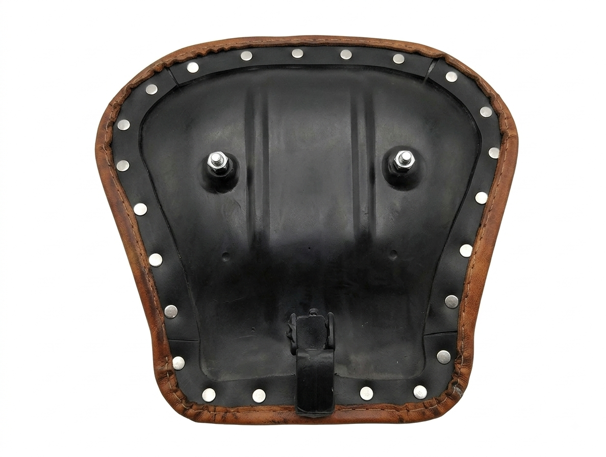 Autodux fit for Royal Enfield Classic 350 OR 500 Front & Rear Leather Antique Brown