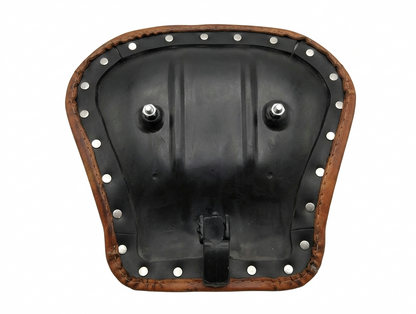 Autodux fit for Royal Enfield Classic 350 OR 500 Front & Rear Leather Antique Brown