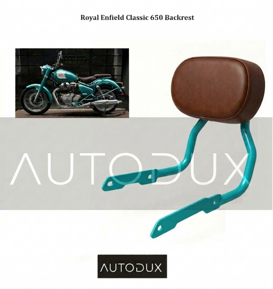 Autodux Fit For Roya Enfield Classic 650 Backrest