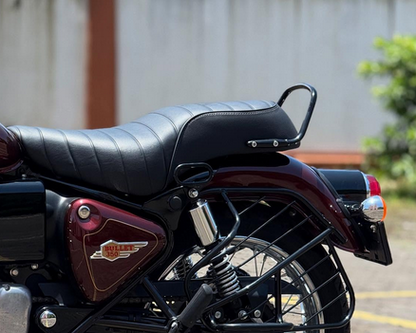 Autodux Fit for Royal Enfield Classic 350 Black Genuine Seat