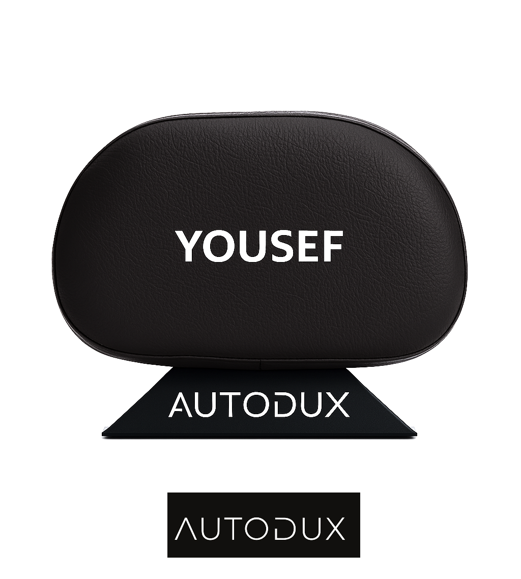 Autodux Fit For Royal Enfield Classic 350-500 Universal Rider Backrest with Customize Name