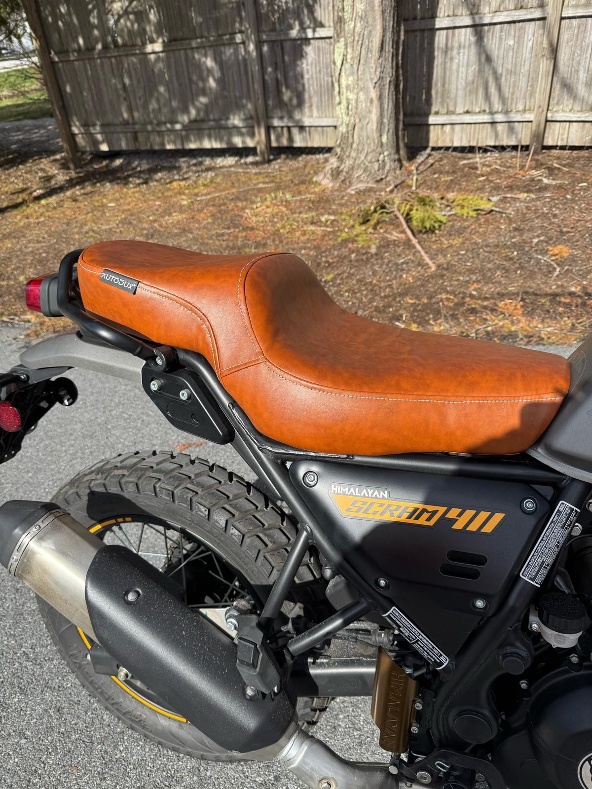 Autodux fit for Royal Enfield Himalayan Scram & 411 Custom seat