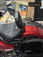 Autodux fit for Royal Enfield Super Meteor 650 custom seat with Backrest