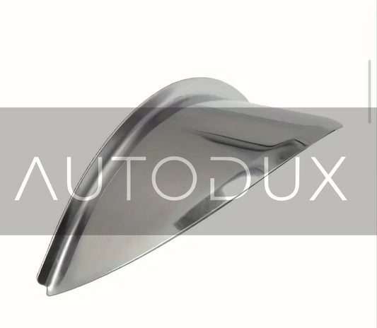 Silver Iron Chrome Plating Attractive Indicator Cap Shade Heavy Metal For Peak