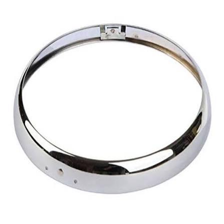 Silver Iron Chrome Plating Attractive Indicator Cap Shade Heavy Metal For Peak