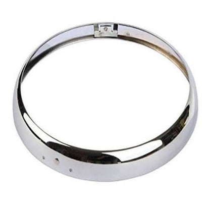 Silver Iron Chrome Plating Attractive Indicator Cap Shade Heavy Metal For Peak