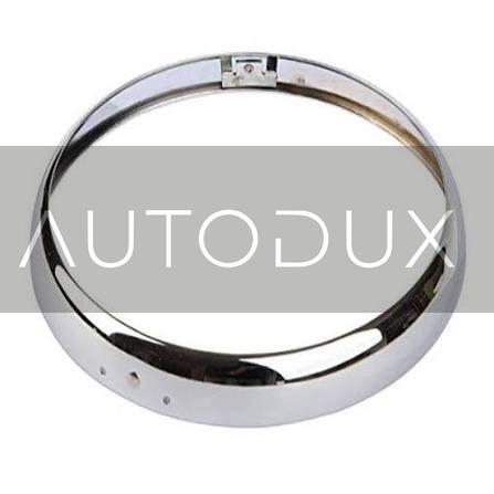 Silver Iron Chrome Plating Attractive Indicator Cap Shade Heavy Metal For Peak