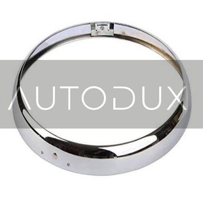 Silver Iron Chrome Plating Attractive Indicator Cap Shade Heavy Metal For Peak