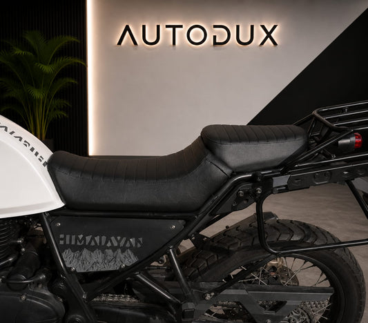 AUTODUX Fit For Royal Enfield Himalayan 411 Custom long  seat with Gel pad