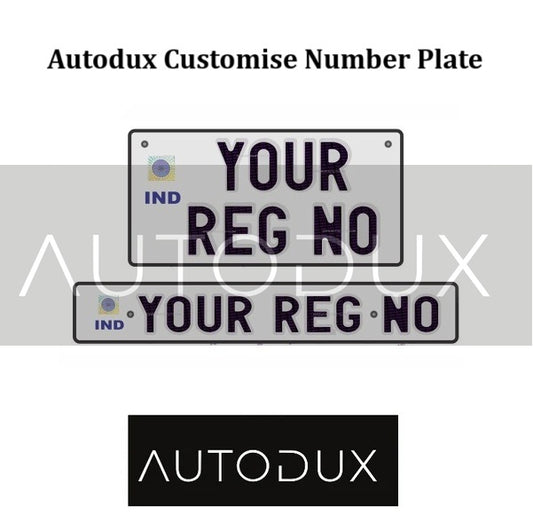 Autodux Customise Number Plate