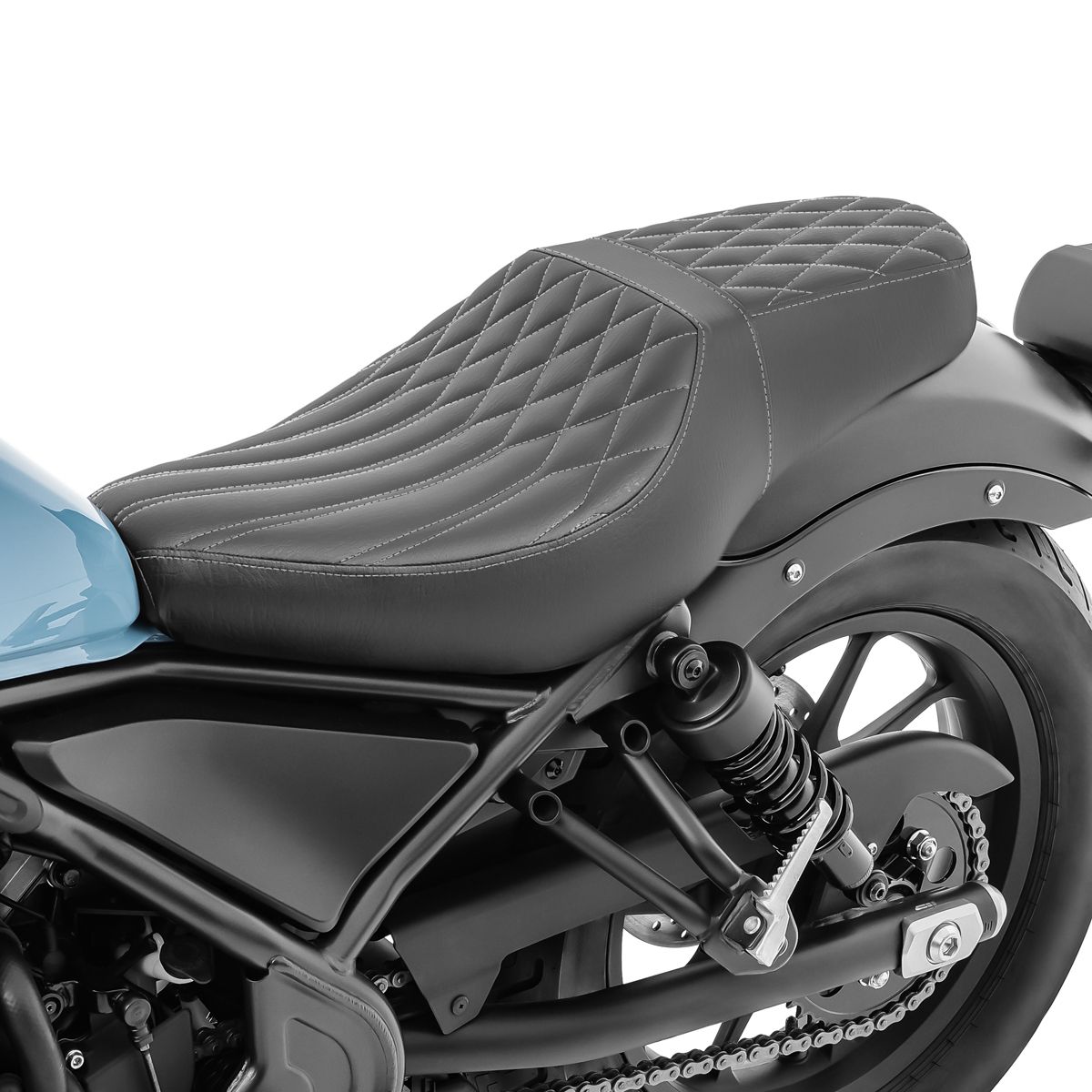 AUTODUX Double Seat – Honda Rebel 500 Custom seat Free shipping world wide