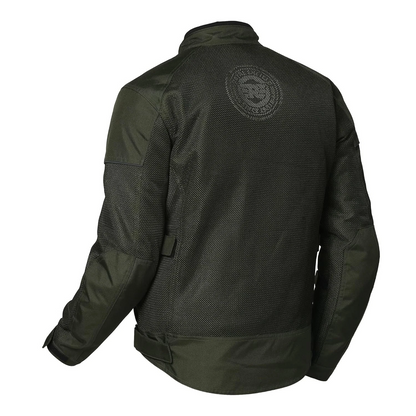 Autodux Royal Enfield Windfarer Olive Jacket (XL) with CE Level 1 Pads