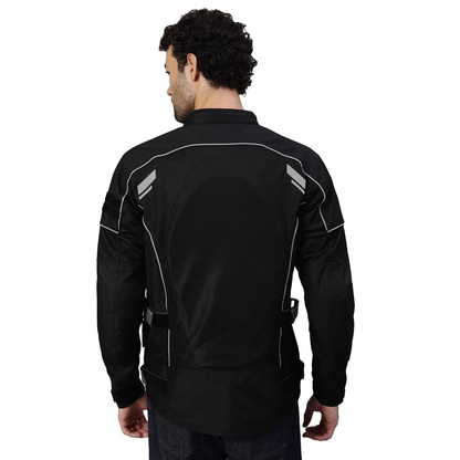 Autodux Royal Enfield Streetwind V3 Black Jacket (L) with CE Level 2 Pads