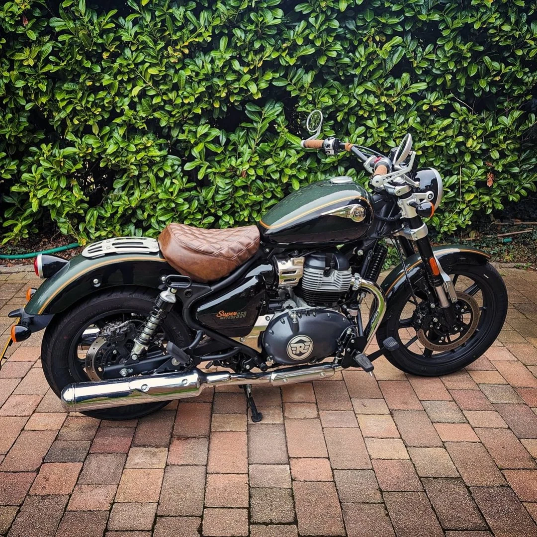 Autodux Seats Fit For Royal Enfield Super Meteor 650 Solo/Rider Touring Seat