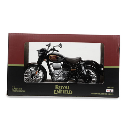 Royal Enfield Classic 350 Minitaure Halcyon Black