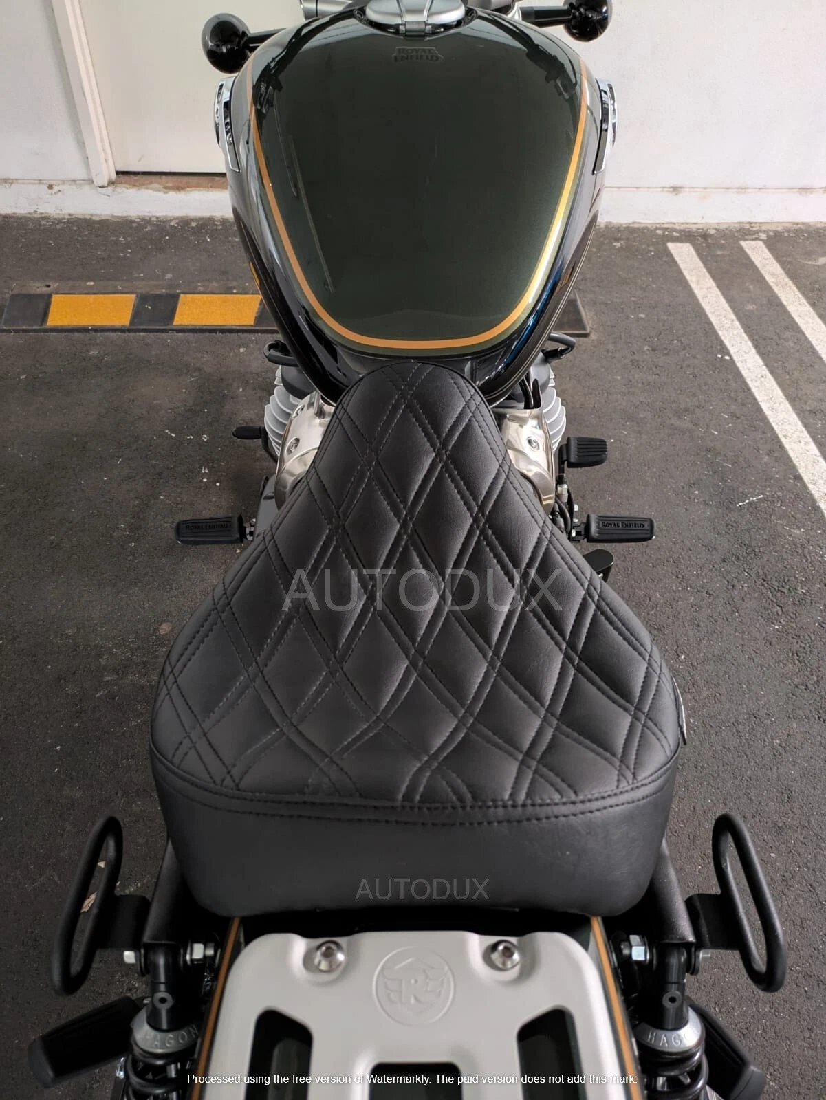 AUTODUX Comfort Touring Seat Fit For Royal Enfield Super Meteor 650 Rider Saddle