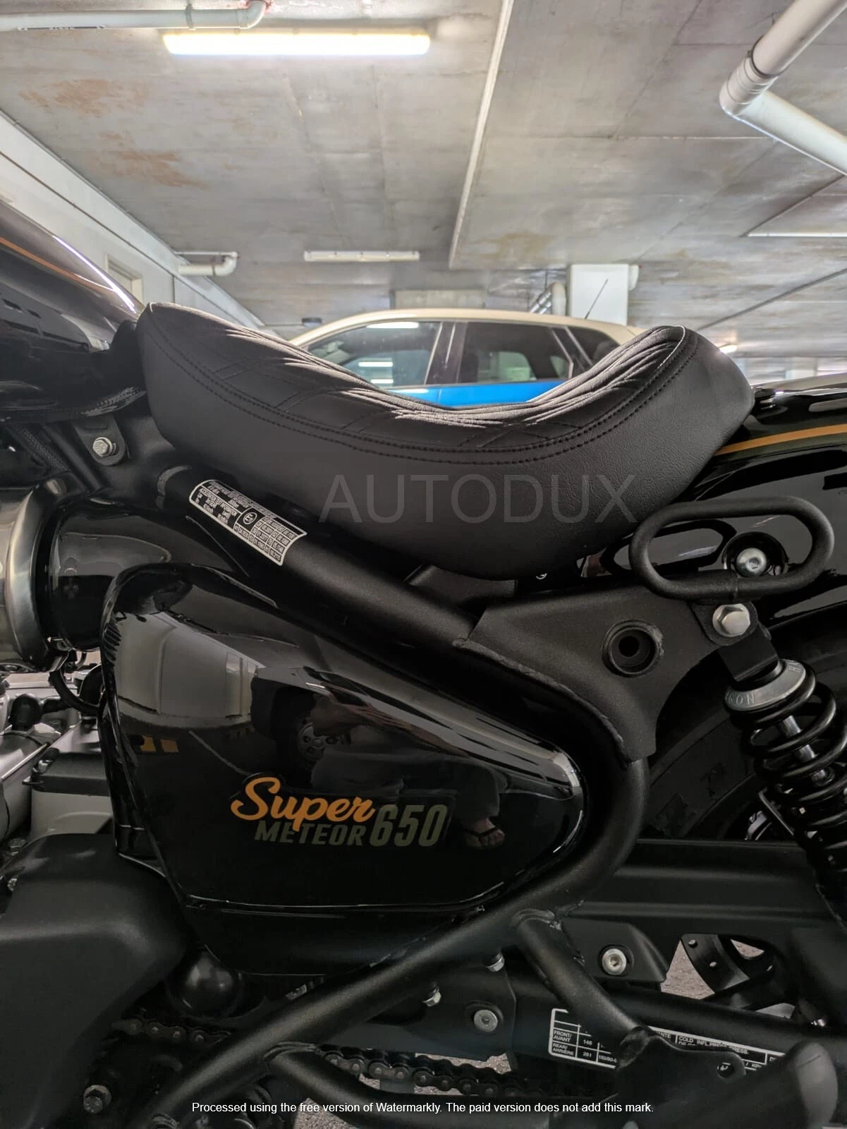 AUTODUX Comfort Touring Seat Fit For Royal Enfield Super Meteor 650 Rider Saddle