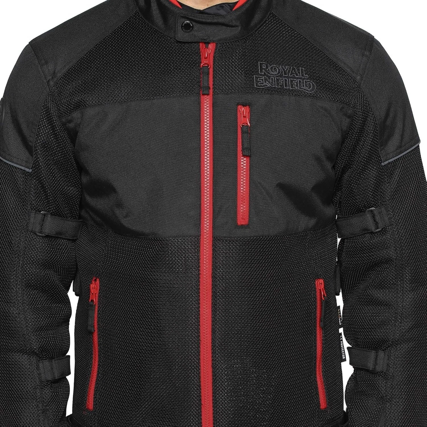 Autodux Royal Enfield Windfarer Olive Jacket (XL) with CE Level 1 Pads