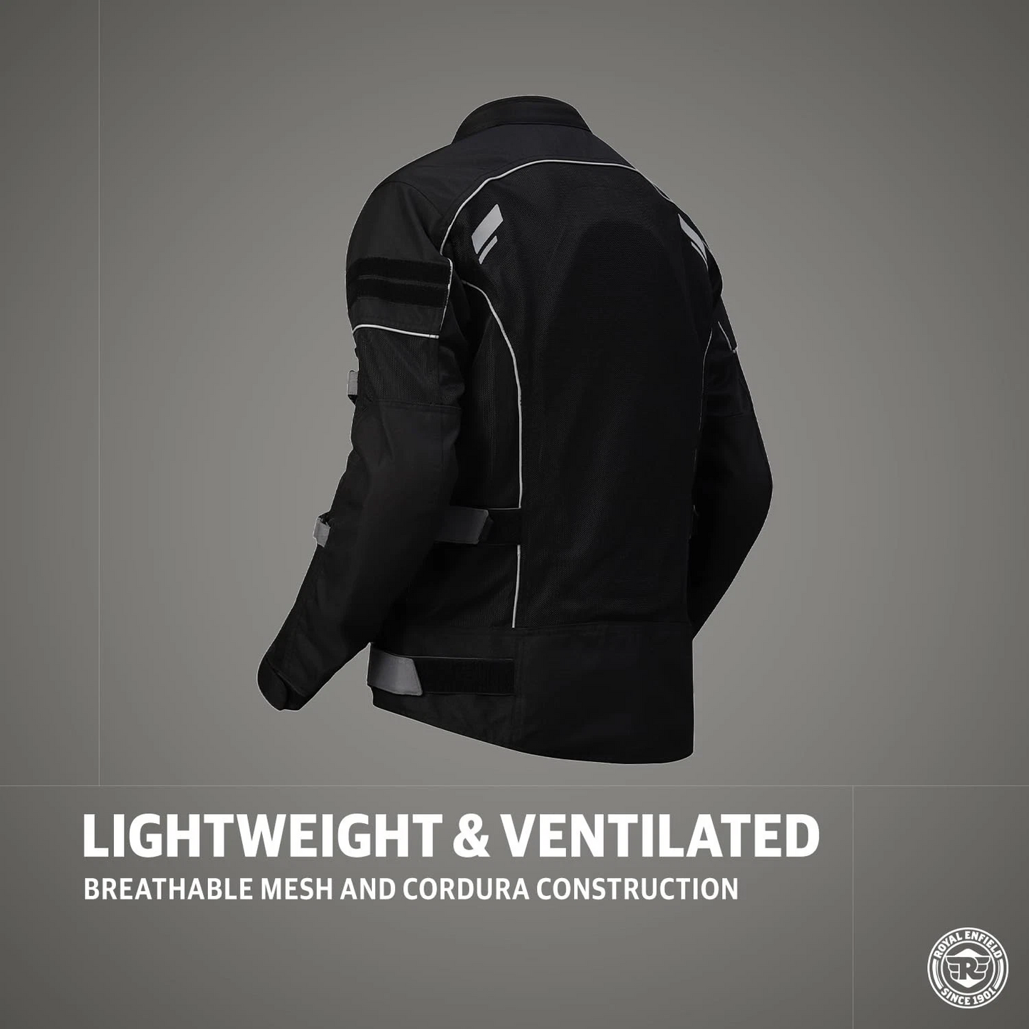 Autodux Royal Enfield Streetwind V3 Black Jacket (L) with CE Level 2 Pads